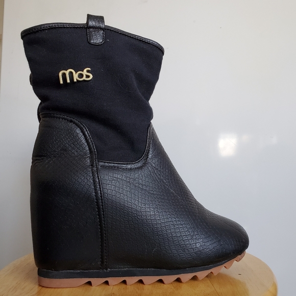 MoS Platform Heel Winter Boots - Picture 2 of 4